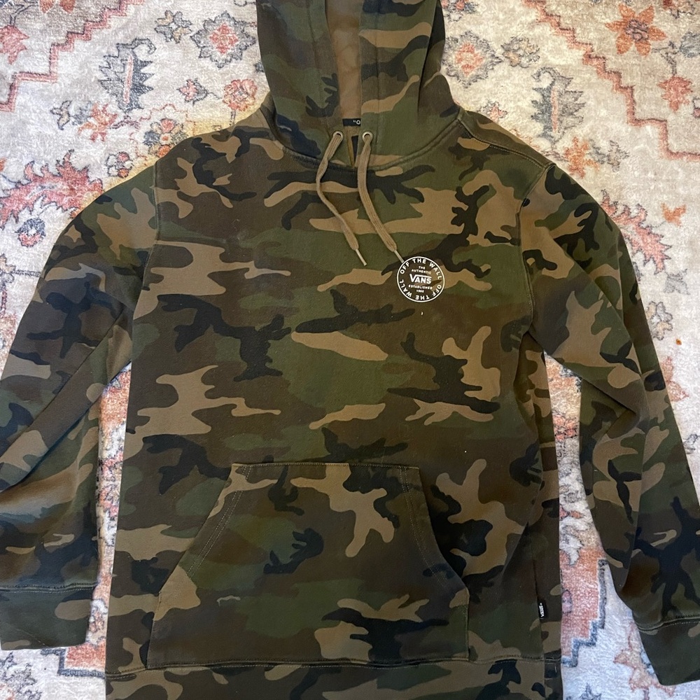 Vans Camouflage Hoodie with Logo